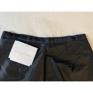 Silk Lore by Beth Terrell Black Silk Pants 
NWT
Size 6